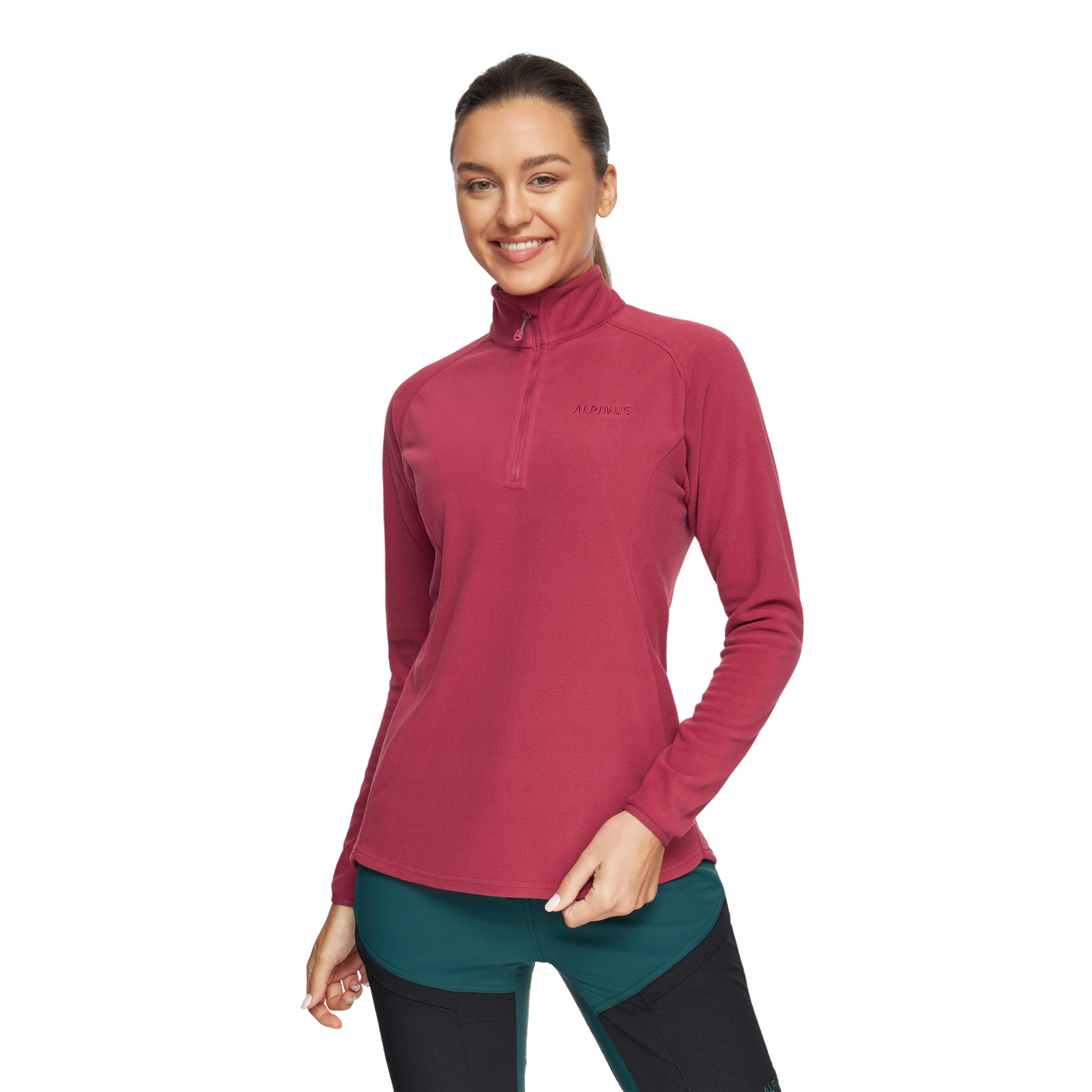 Mikina fleecová s 1/3 zipem Alpinus Lucania S