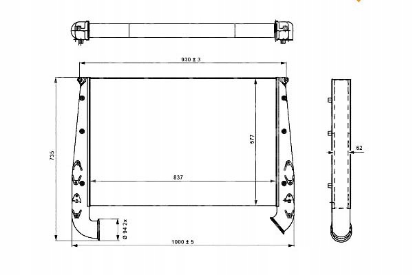 NRF INTERCOOLER Producent części NRF