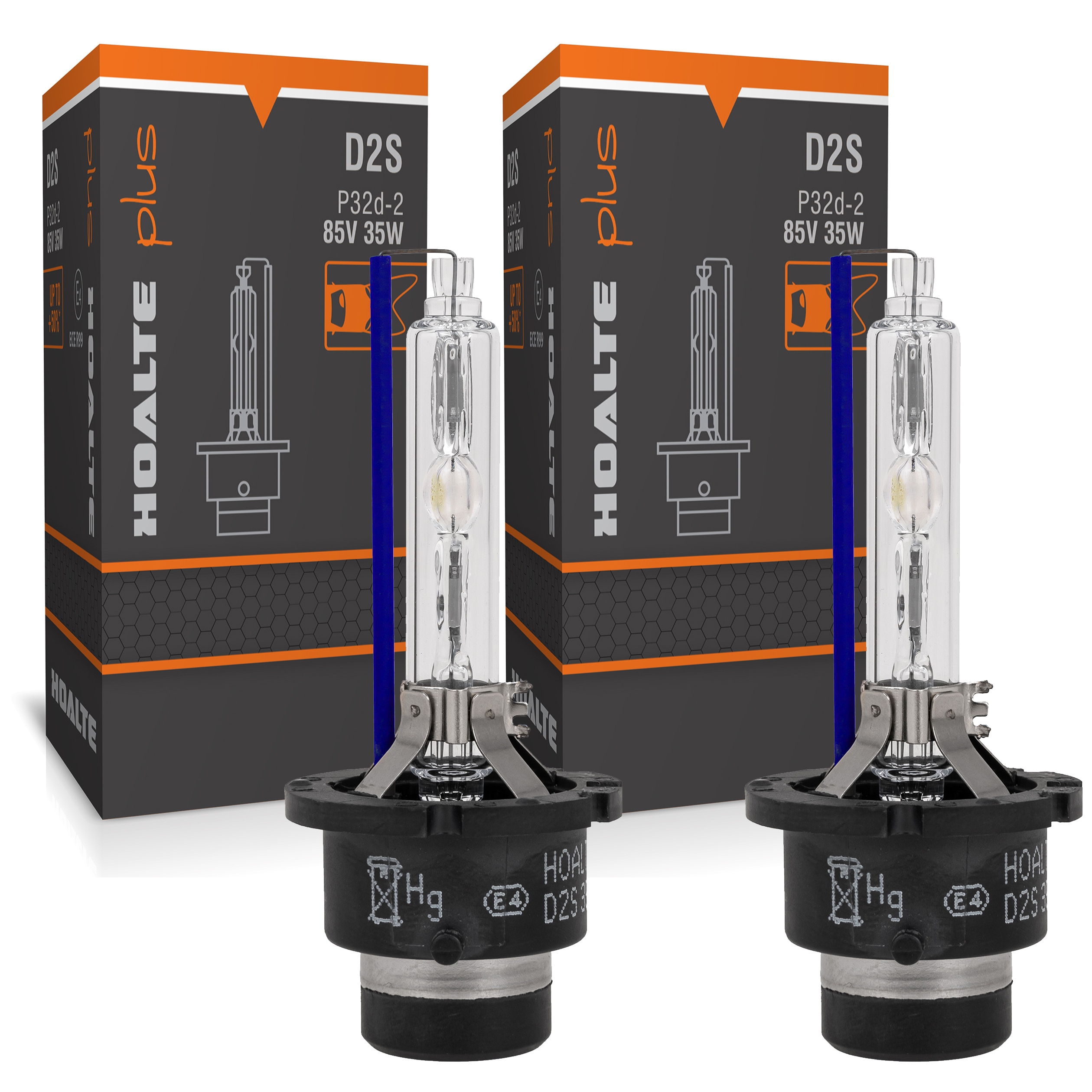 Żarniki D2S Xenon Hoalte Plus +50% 8000K Cool Blue Honda Cr-v III 2006-