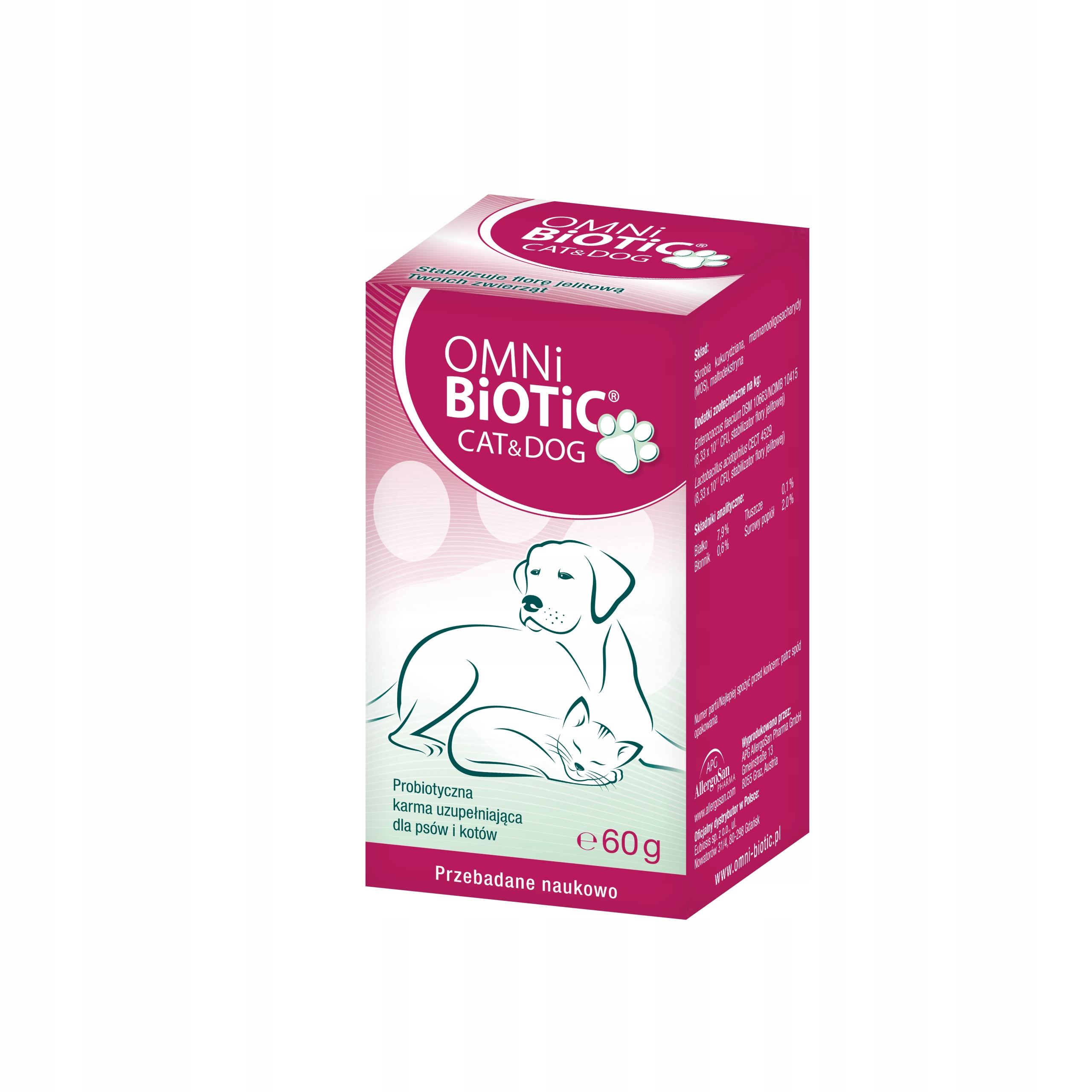 OMNi-BiOTiC Cat & Dog zaburzenia trawienia, probiotyk dla psa i kota