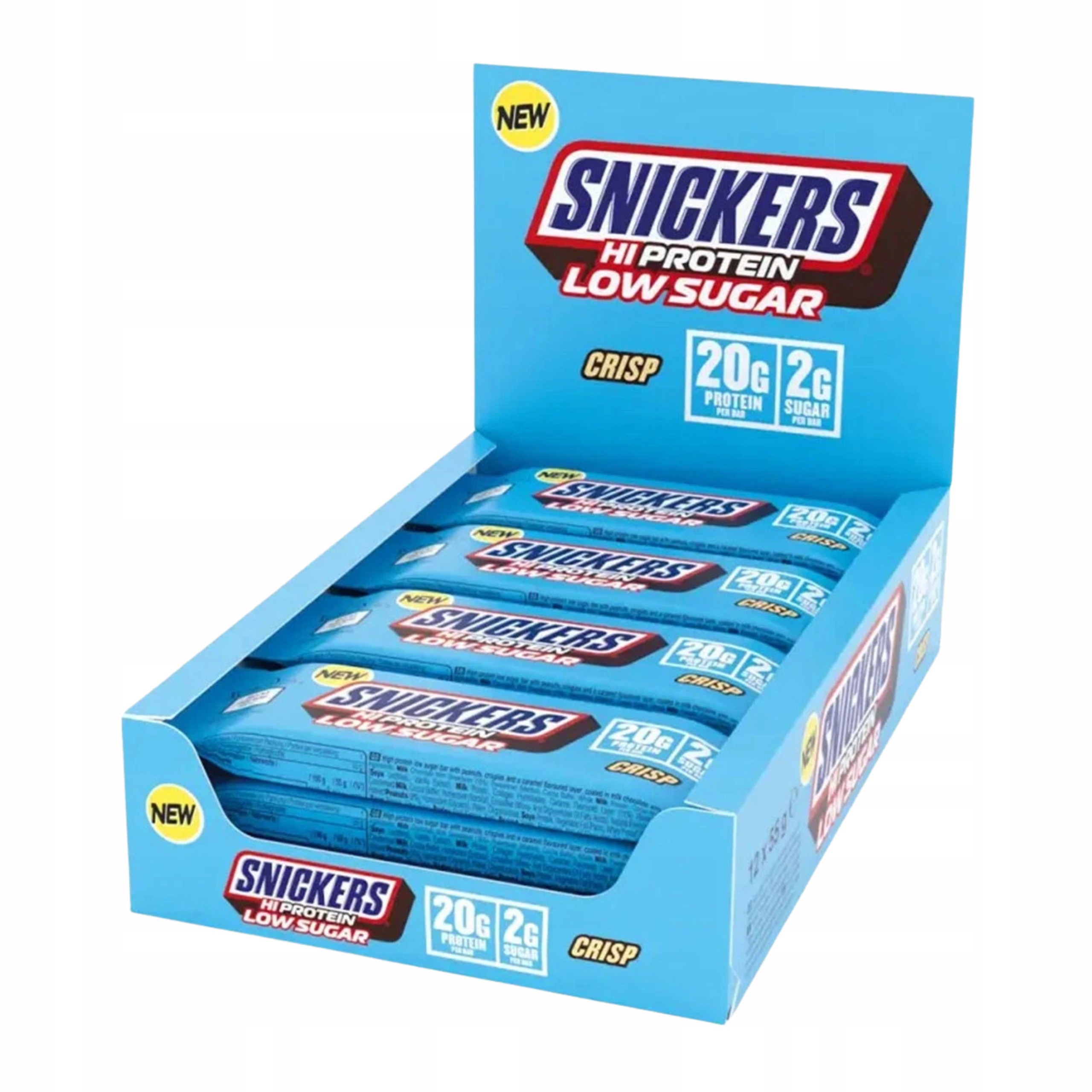 Proteinová Tyčinka HiProtein Low Sugar 12 ks Doplněk Stravy Snickers
