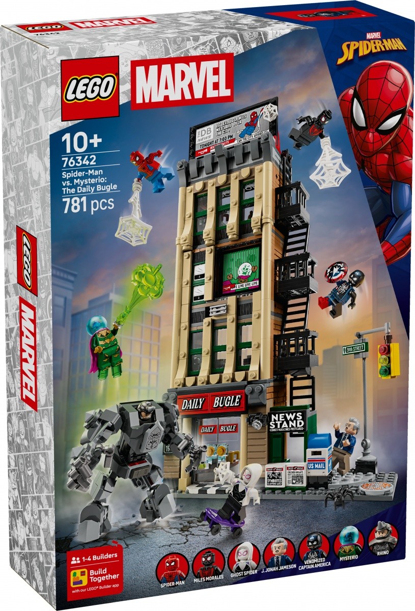 Lego Stavebnice Heroes 76342 Spider-Man vs. Mysterio: Daily Bugle