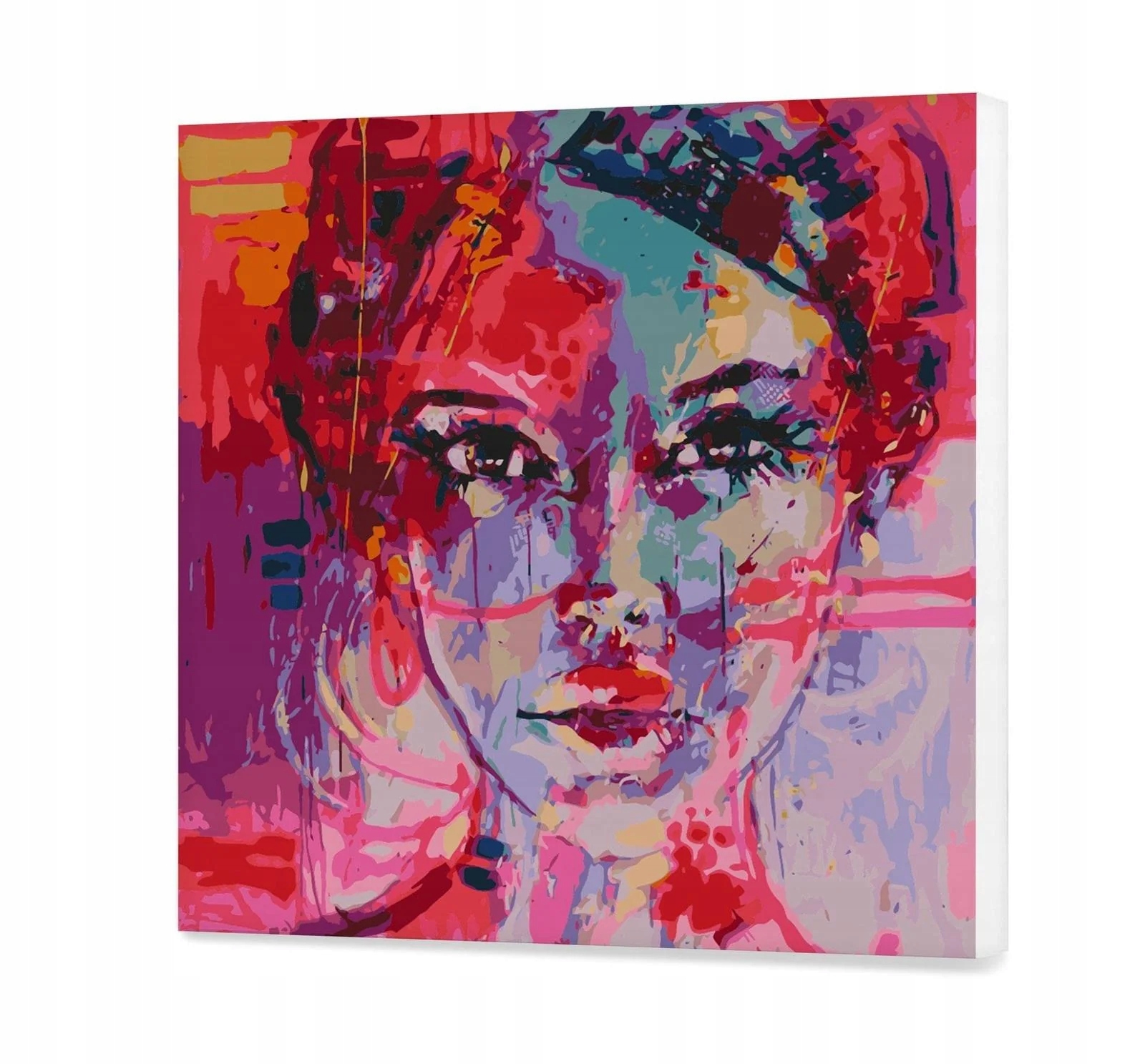Dívka Obrázek malování podle čísel 50x50 cm