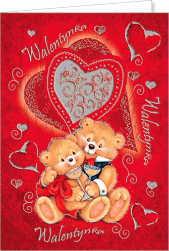 Трехмерная поздравительная открытка на День Святого Валентина Подарочная открытка с благословением