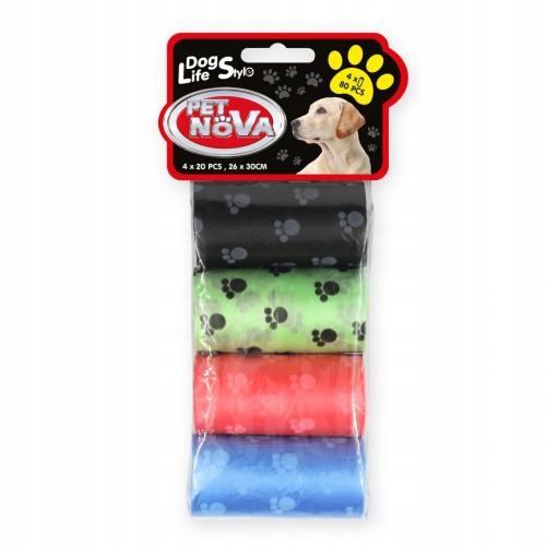 

Petnova worki na odchody 4x20sztuk kolorowe
