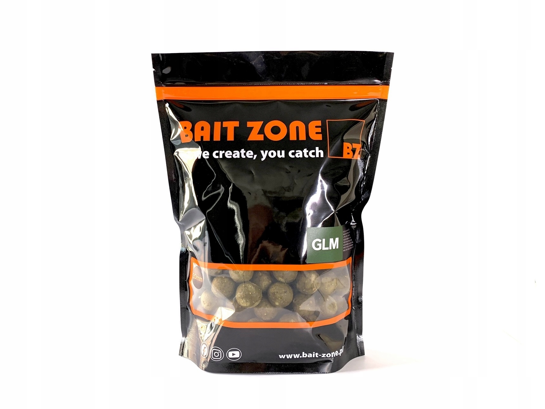 Bait Zone Kulki Zanętowe Glm 16mm 1kg Kulki proteinowe