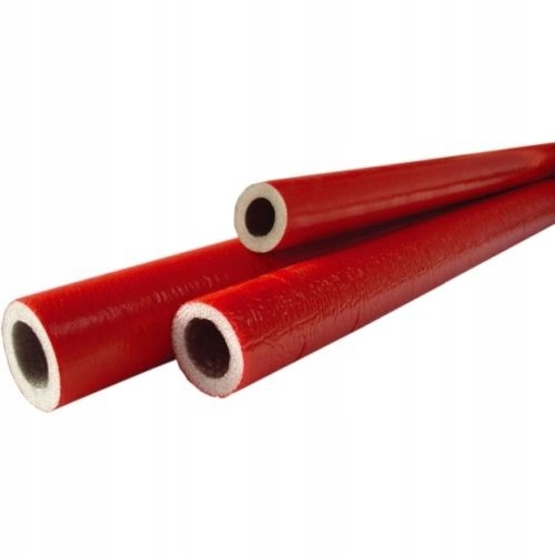Otulina PE czerwona 3/8" (18/6)