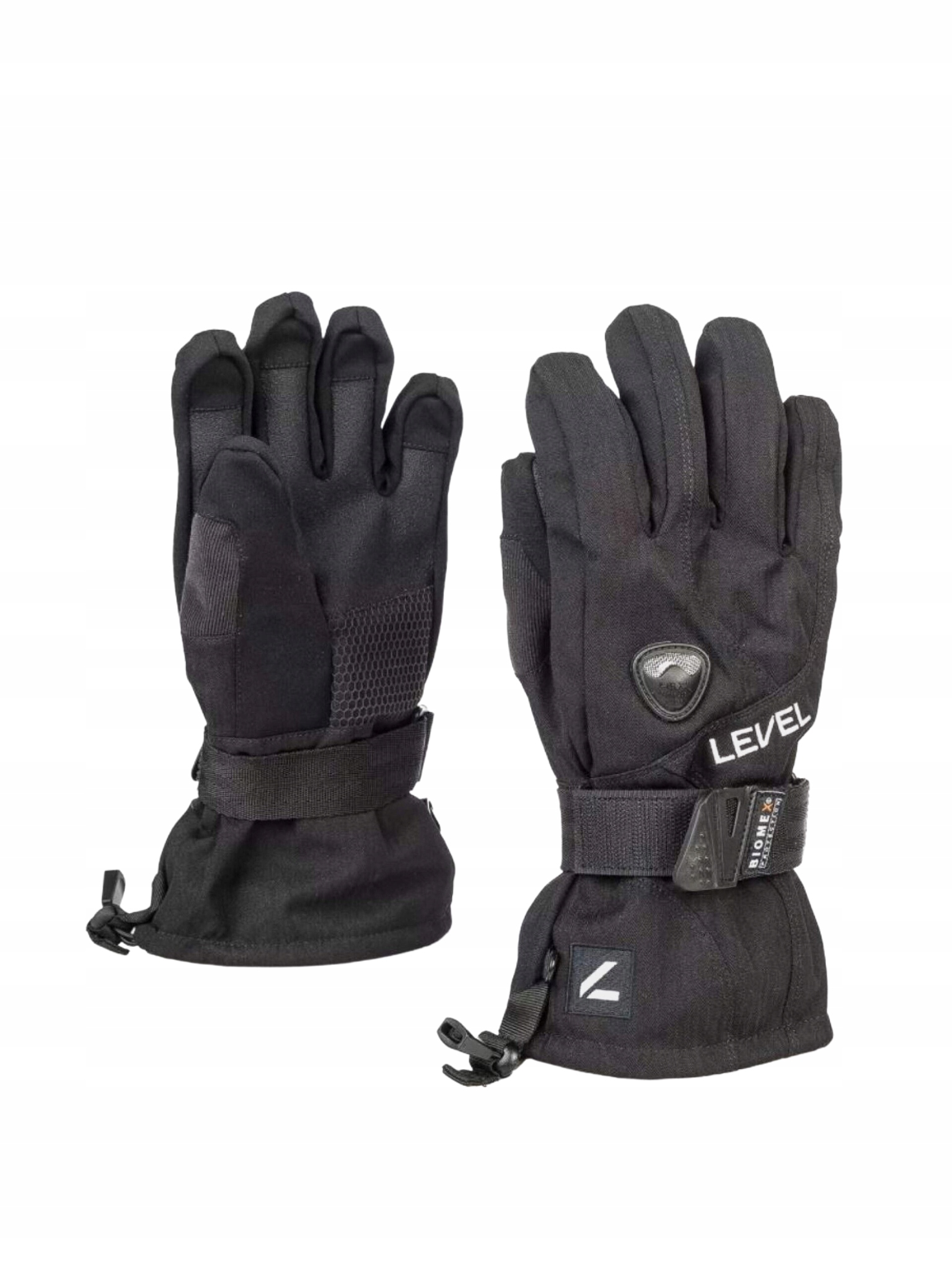 Dětské rukavice s chrániči Level Fly jr black [Velikost S]