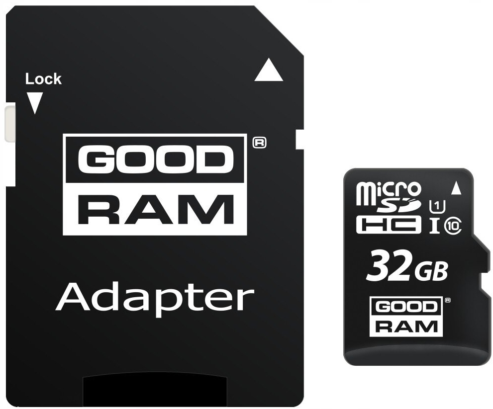 

Karta MicroSD GoodRam 32GB cl 10 Uhs I adapter