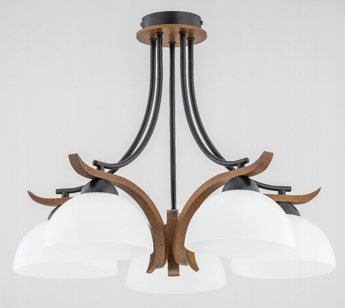Závěsná lampa Alfa Bafia 5 světelné body E27