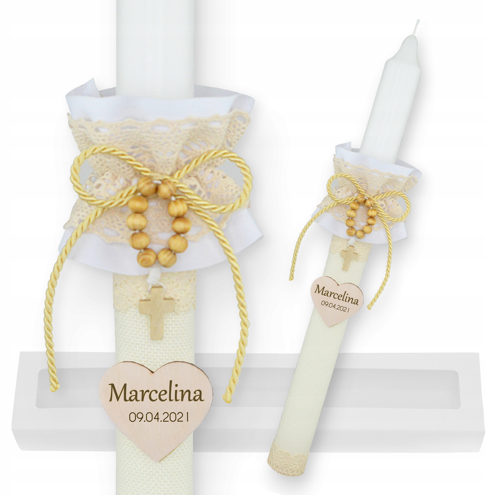 

Świeca Na Chrzest Do Chrztu Eko E Ndz +pudełko