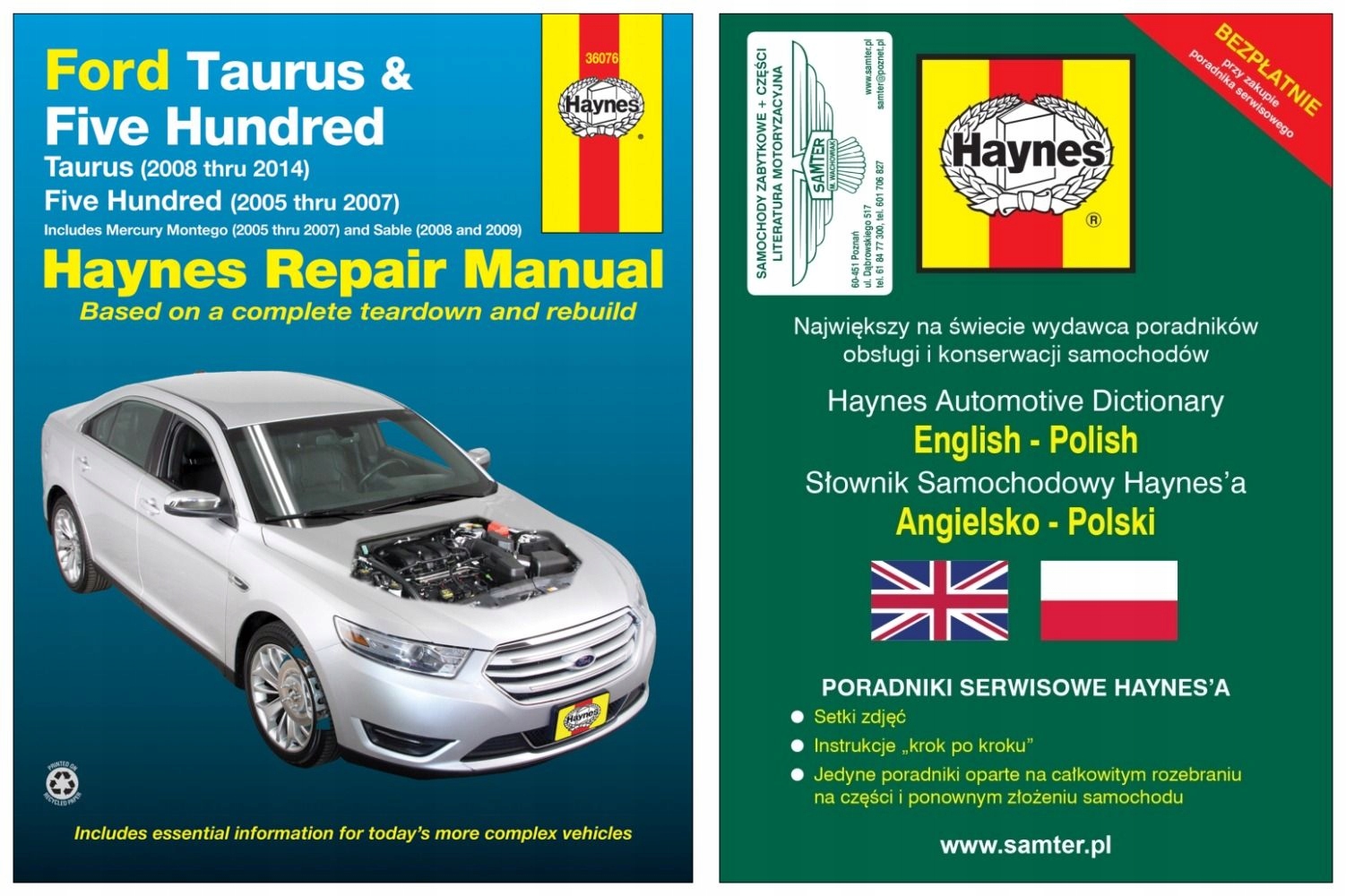 Ford Taurus / Five Hundred 05-14 инструкция Haynes