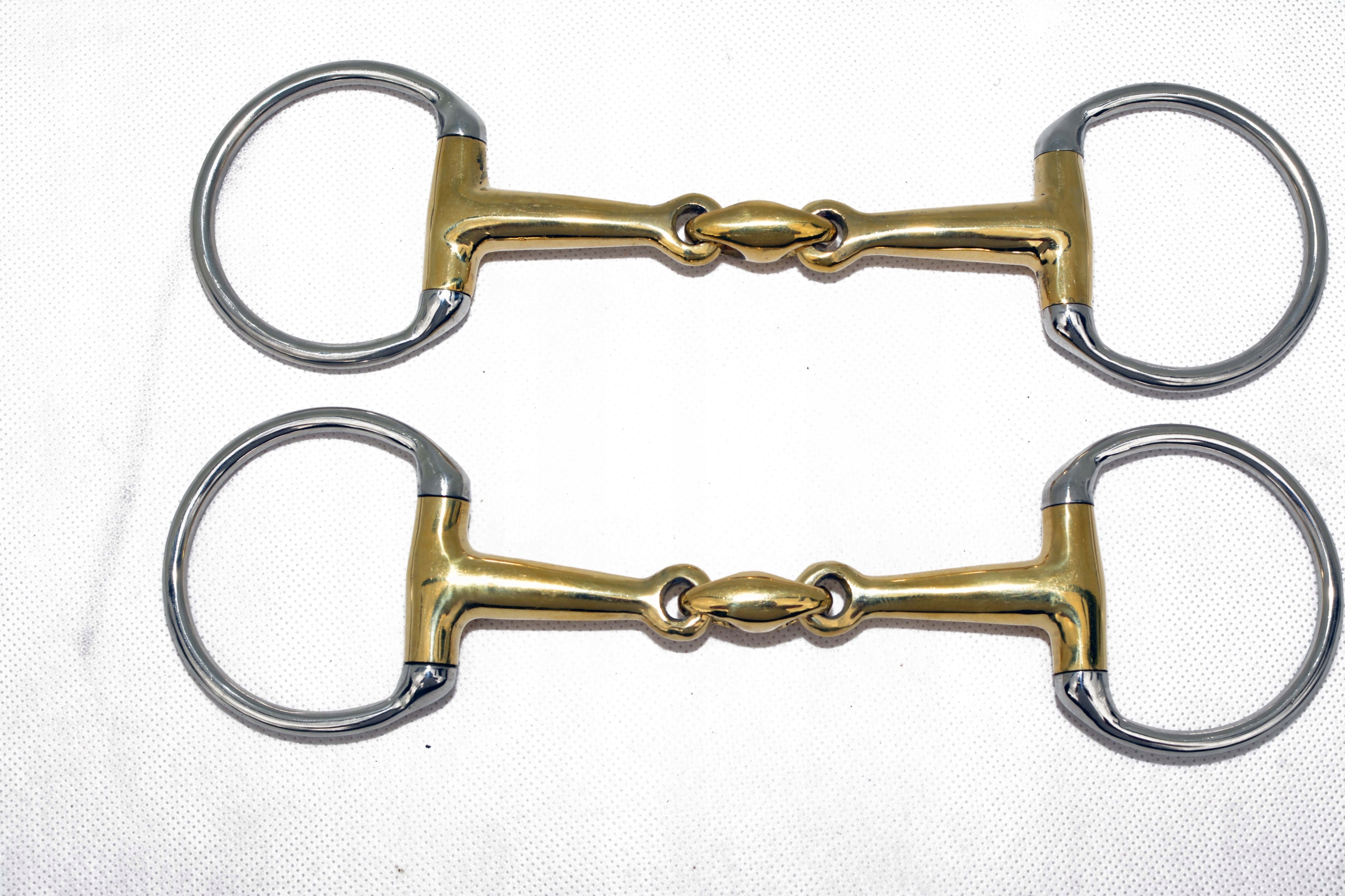 Wędzidło Oliwkowe Dwa Razy Łamane 10,5CM Shetty