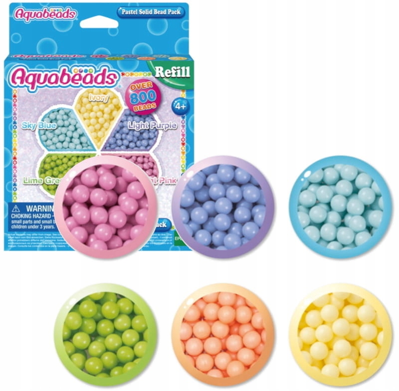 

Aquabeads Zestaw Uzupełniający 800 Elementów 4+