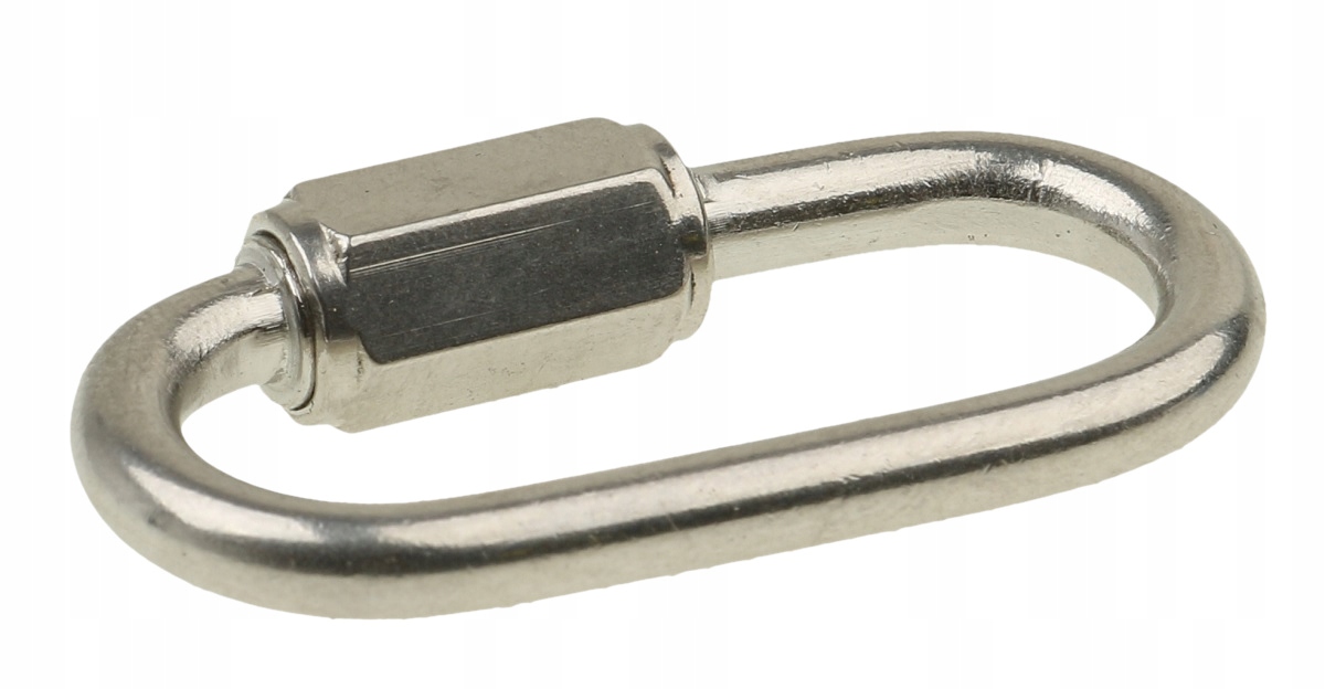 

Ogniwo Skręcane Nierdzewne Karabińczyk 4mm Inox