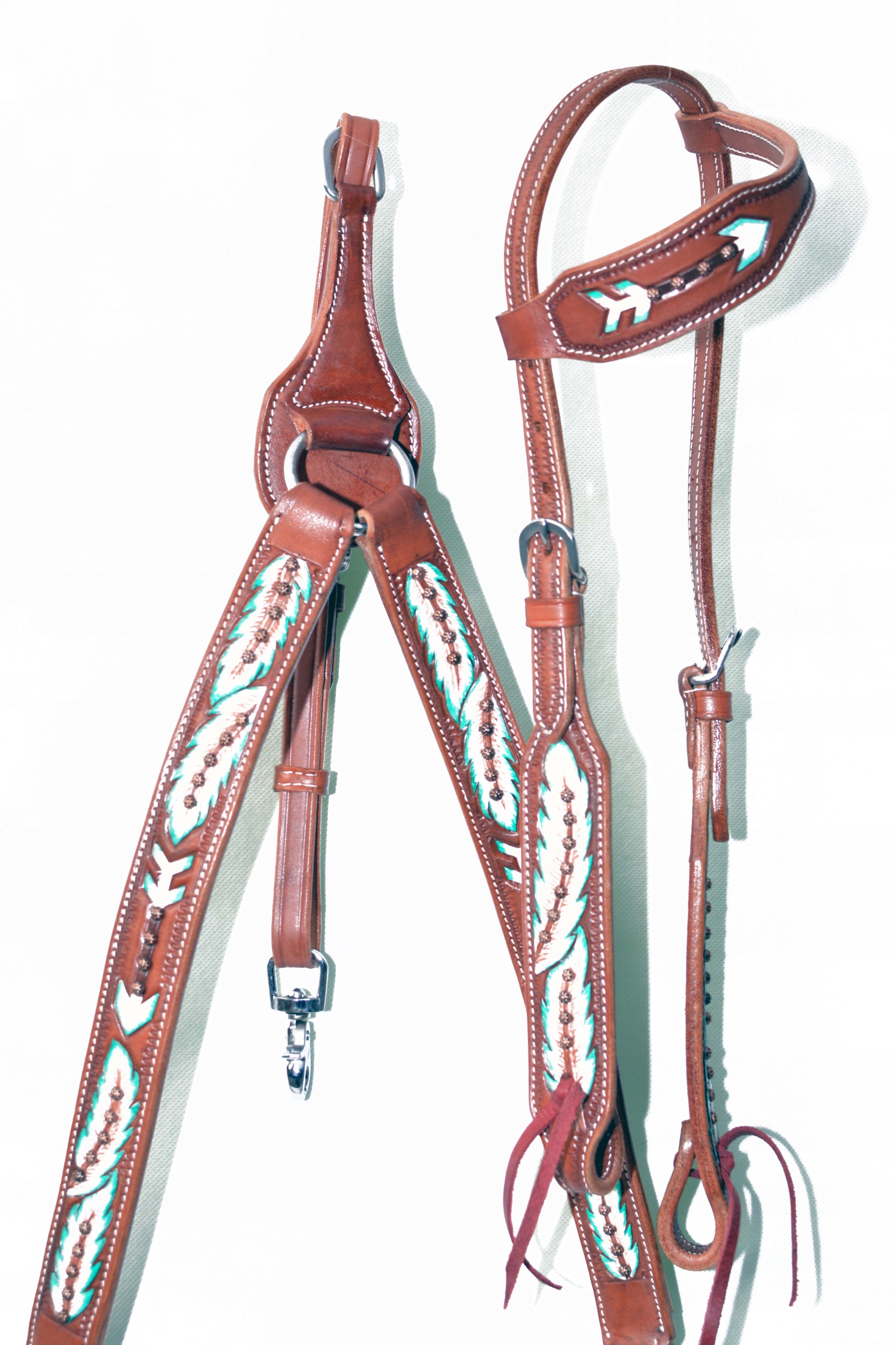 Ogłowie Western Z Usa+ Napierśnik Roz. Full