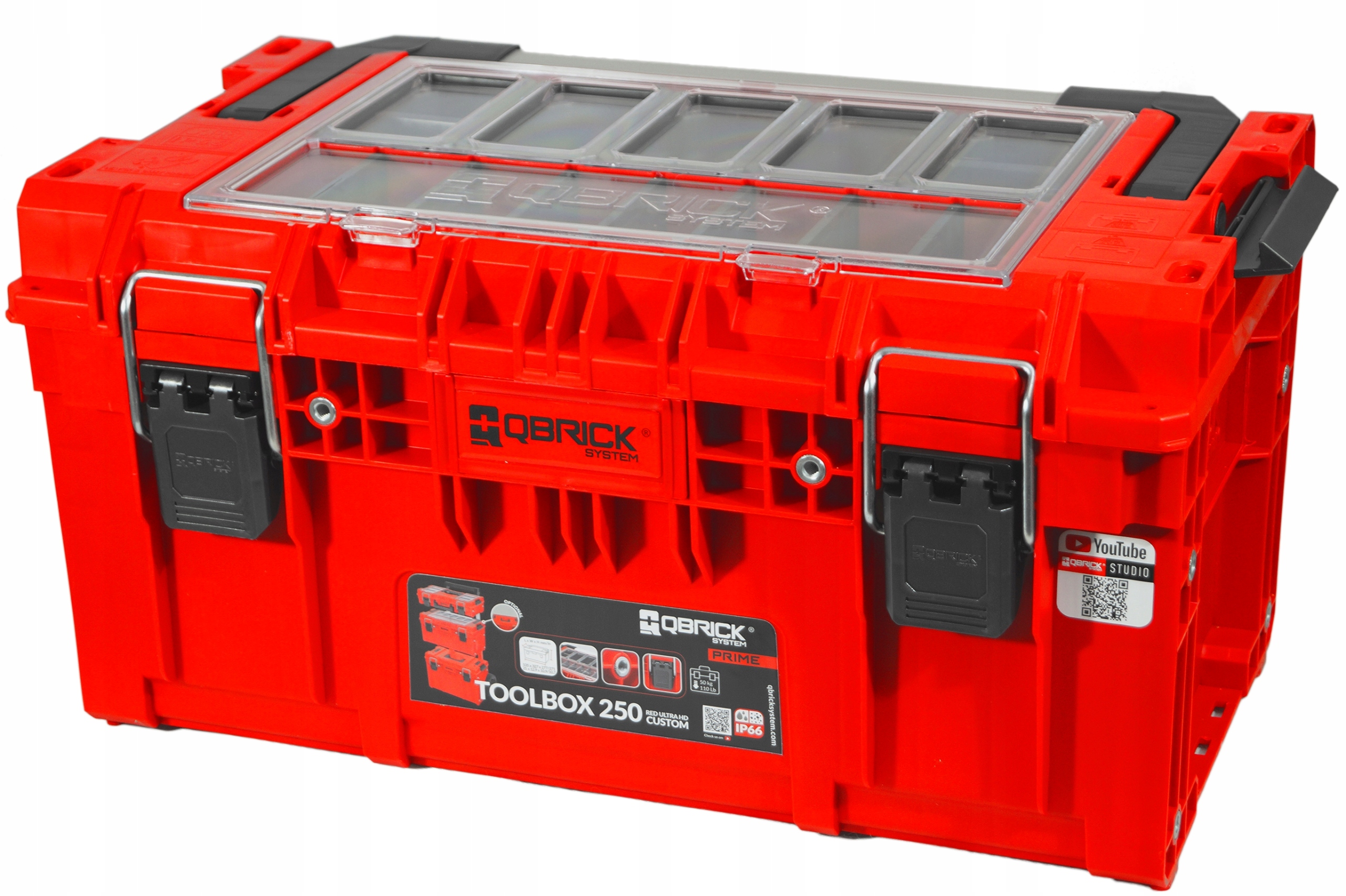 Tool box on wheels Qbrick Capacity 70 l