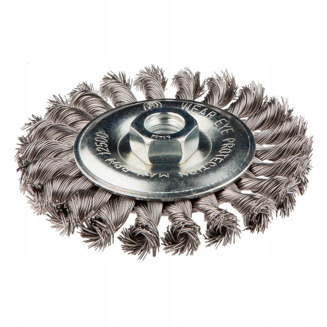 Szczotka druc. tarczowa 115 mm x M14, INOX 57H596