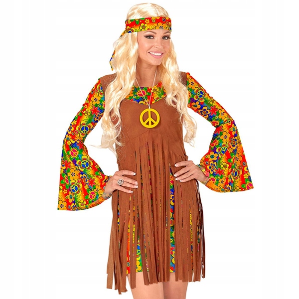 Widmann Dámský Karnevalový Kostým Hippie, L - Nízká cena na Allegro