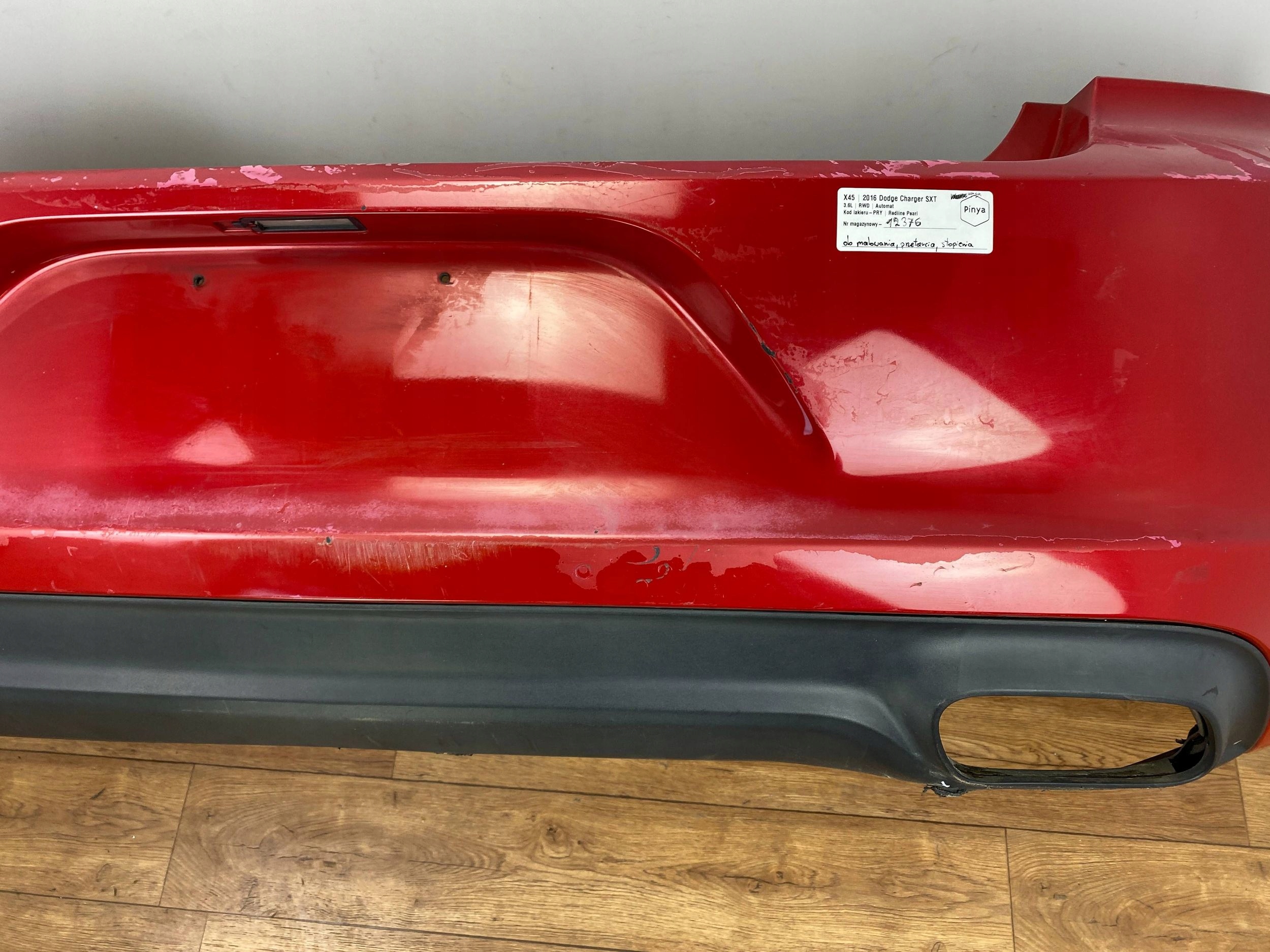 bumper rear Dodge Charger 2015+