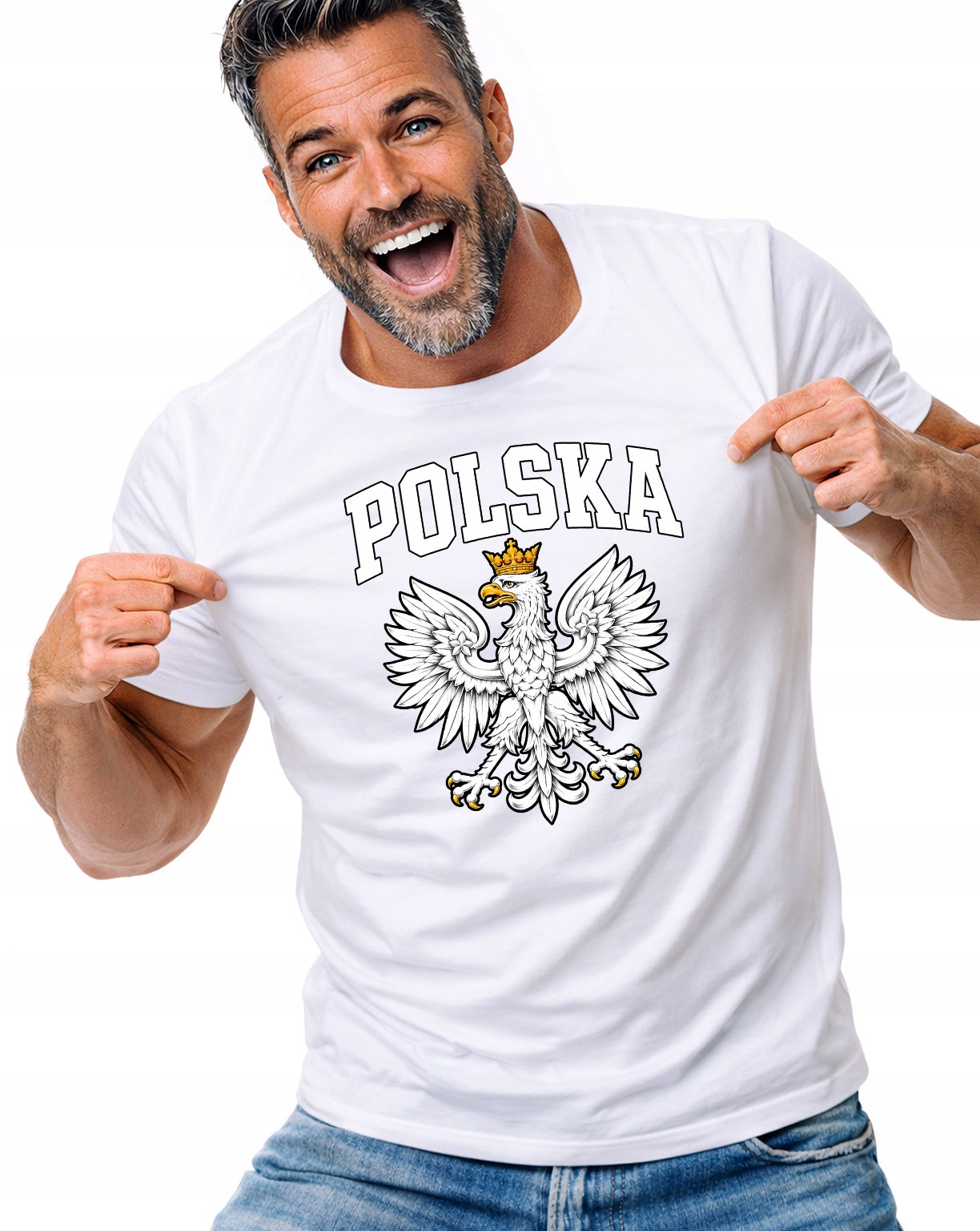 Tričko Tričko Pánské Polský Orel V Koruně Národní Znak Dárek M