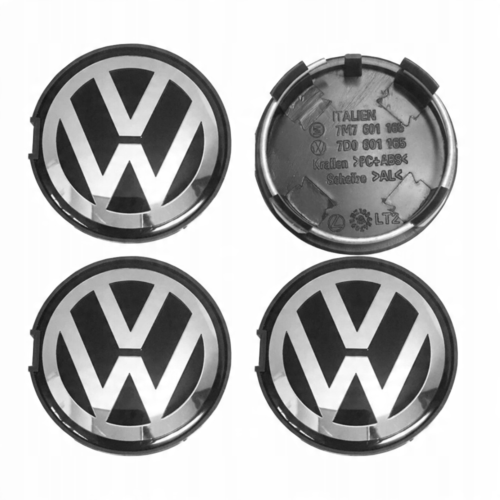 

4x Kapsel Volkswagen 63mm Dekielki Do Felg 4SZT