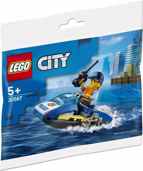 

Lego City Policja Policjantka na skuterze wodnym