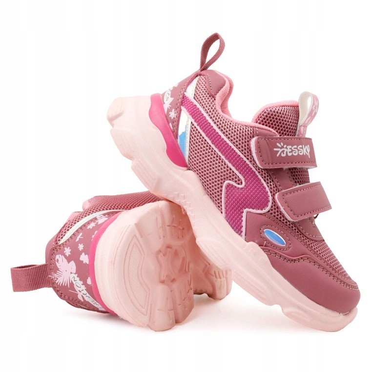 

Buty sportowe dziewczęce lekkie oddychające różowe