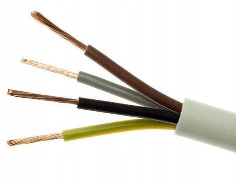 

Przewód linka Okrągły Omy 4x0,75mm BIAŁY-1m