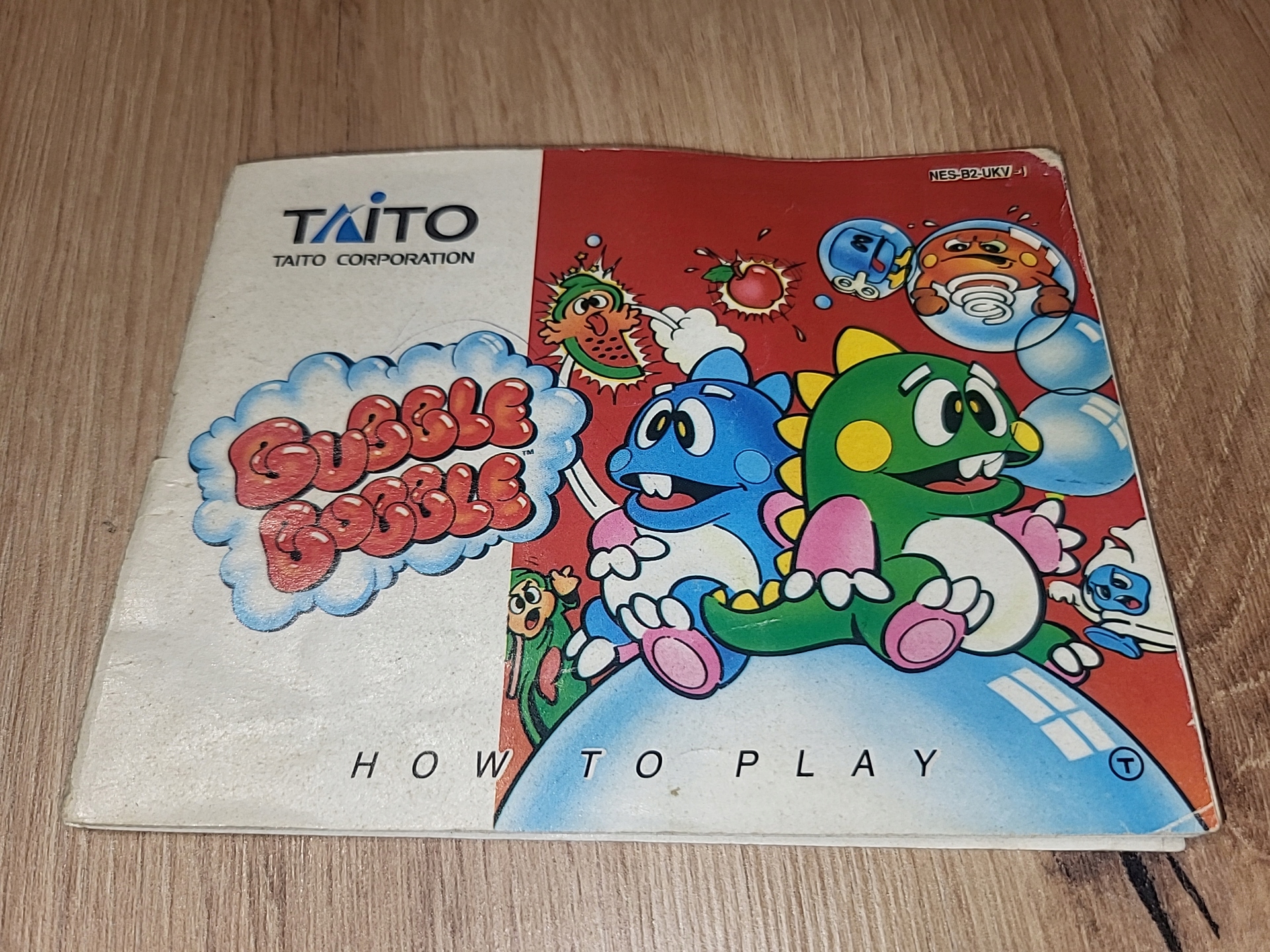 BUBBLE BOBBLE Nintendo NES pudełkowa