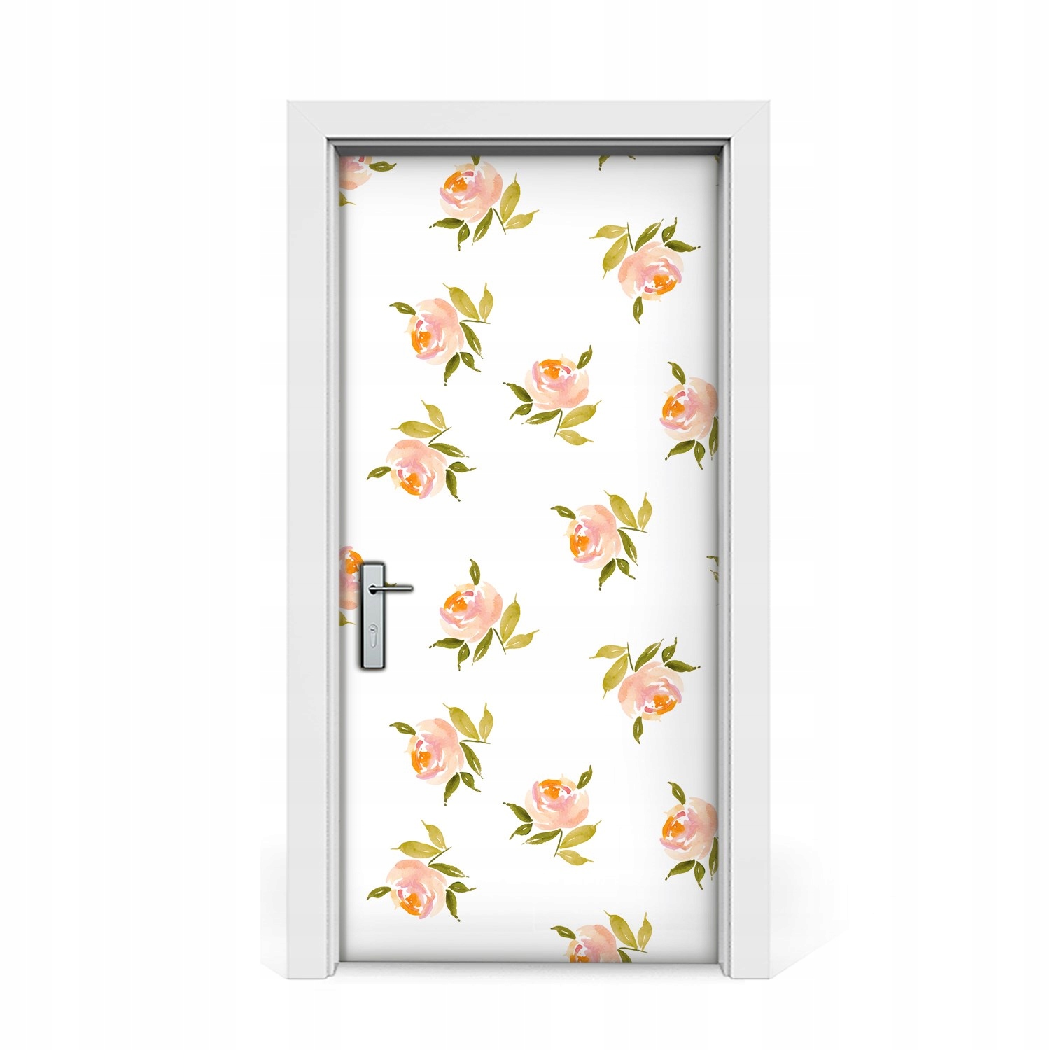 

Naklejka na drzwi okleina Małe kwiaty wzór 95x205