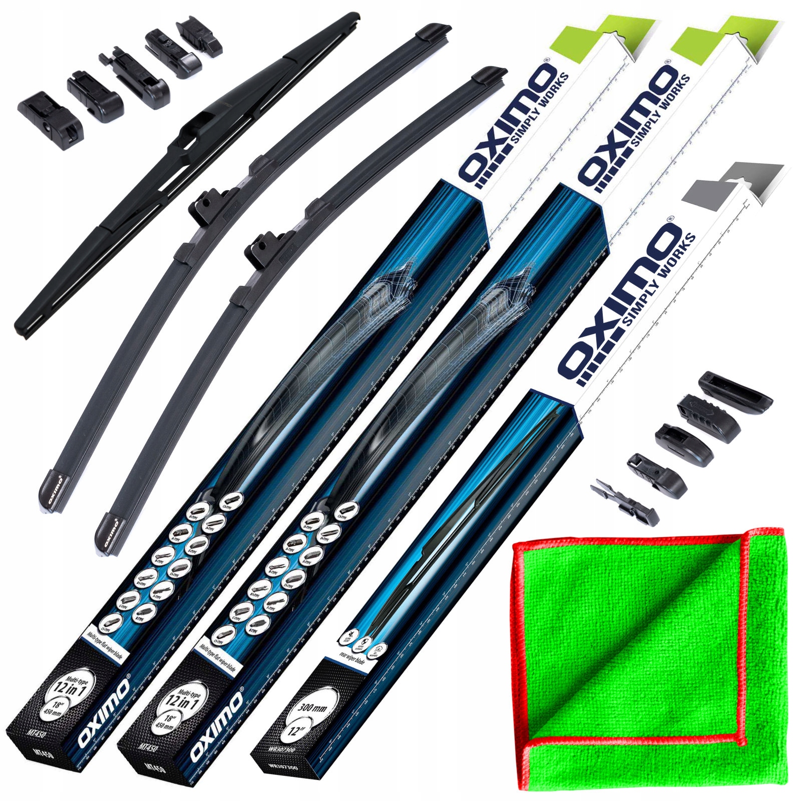 Wycieraczki Zestaw Przód Tył Toyota C-hr 1 I X1 od 10.2016 Suv