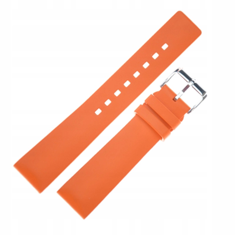 Pásek k hodinkám Hirsch 40538876-2-18 oranžový 18 mm