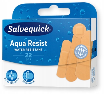 

Plast.SALVEQUICK Aqua Resist 22 szt. 1 op.