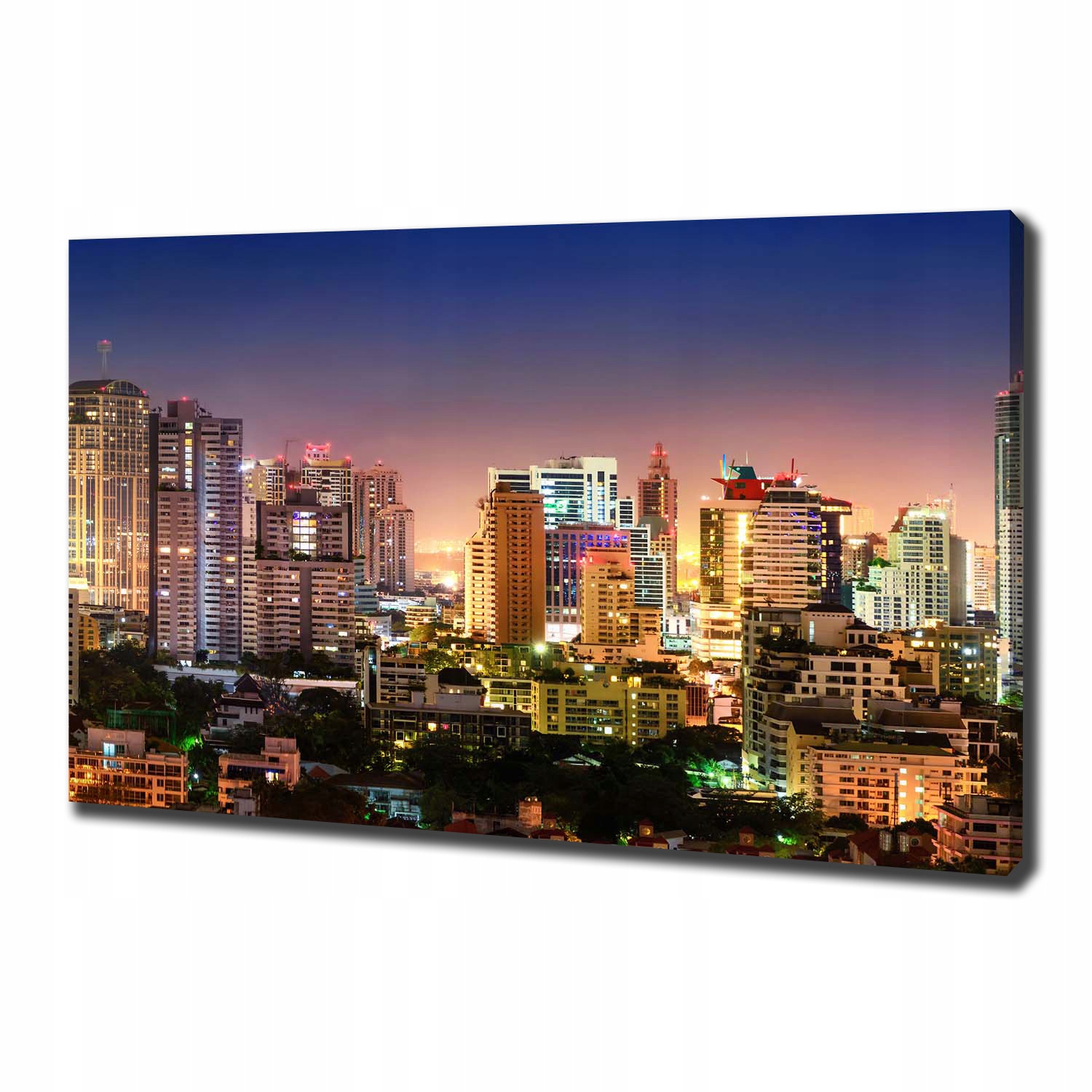 

Duży foto obraz na płótnie Bangkok nocą 100x70 cm