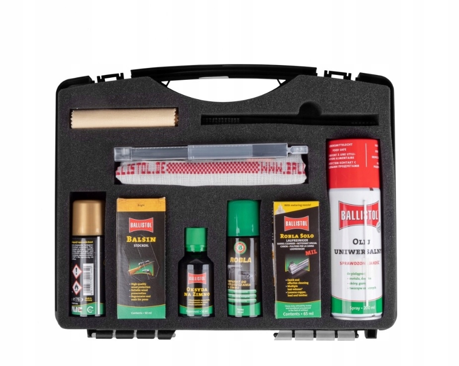 Klever Robla Ballistol sada na čištění a péči o zbraně Kufr