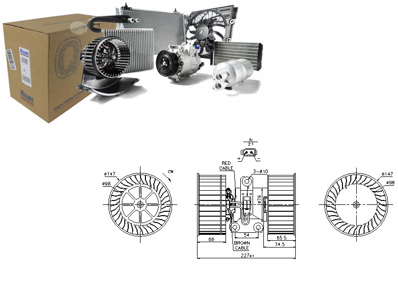 Ventilátor Topení Bmw 5 (E39) X5 (E53) Land Rover Range Rov