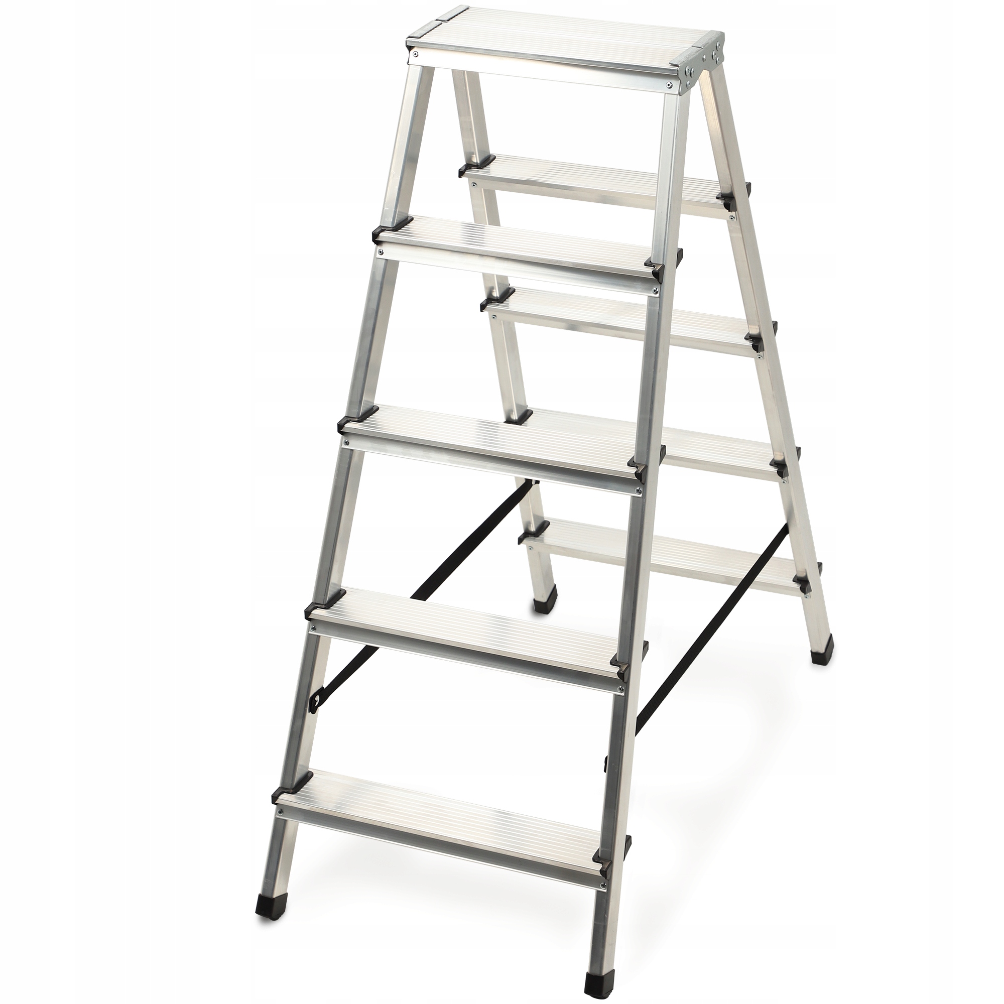 

Drabina Aluminiowa Domowa 2x5 Dwustronna 125kg