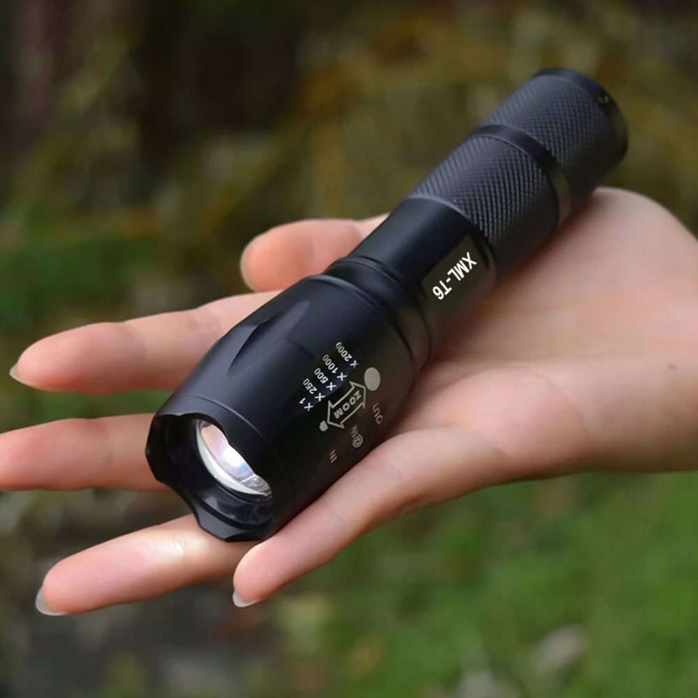 MOCNA LATARKA TAKTYCZNA LED CREE T6 ZOOM WOJSKOWA Źródło światła LED