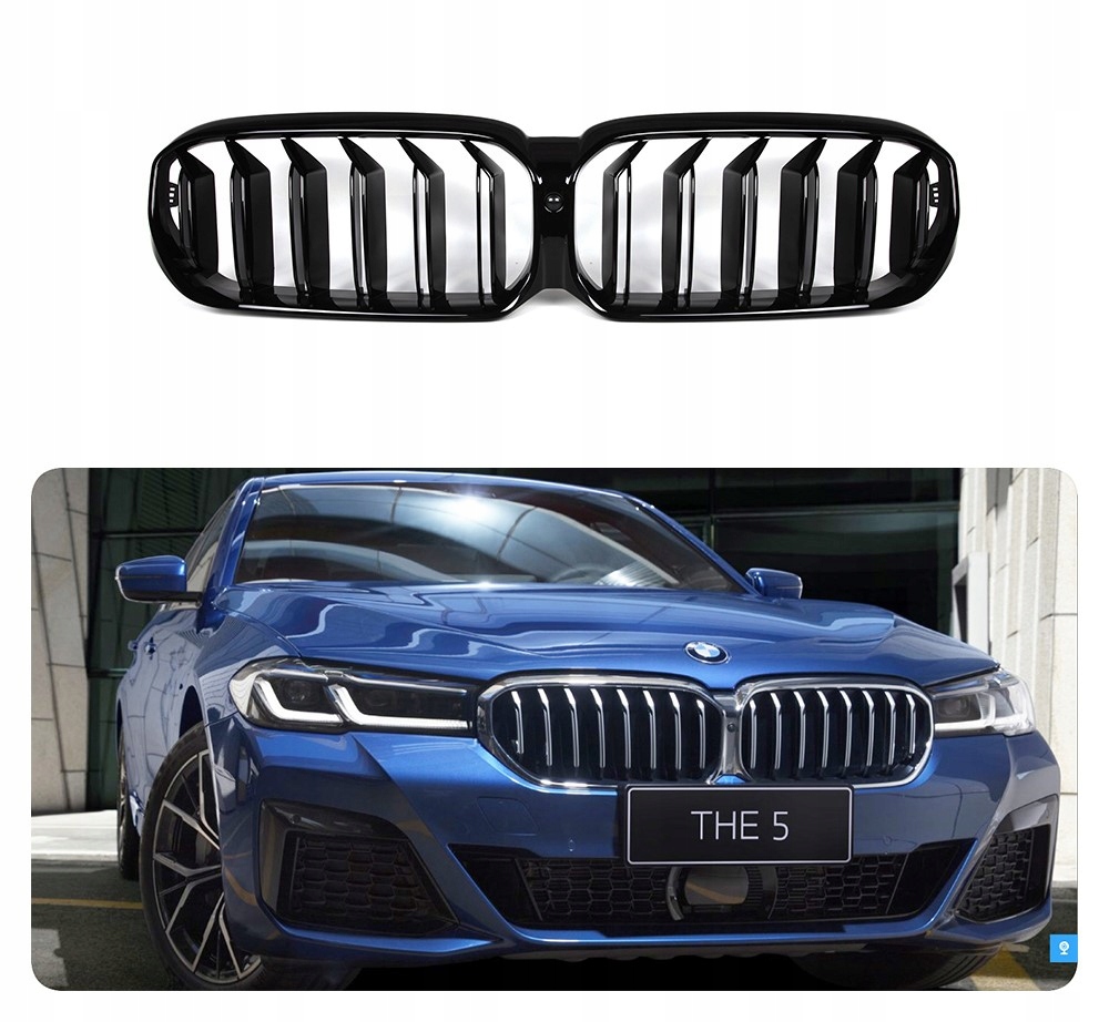 

Nerki grill czarny połysk Bmw G30 G31 M5 LCI Lift