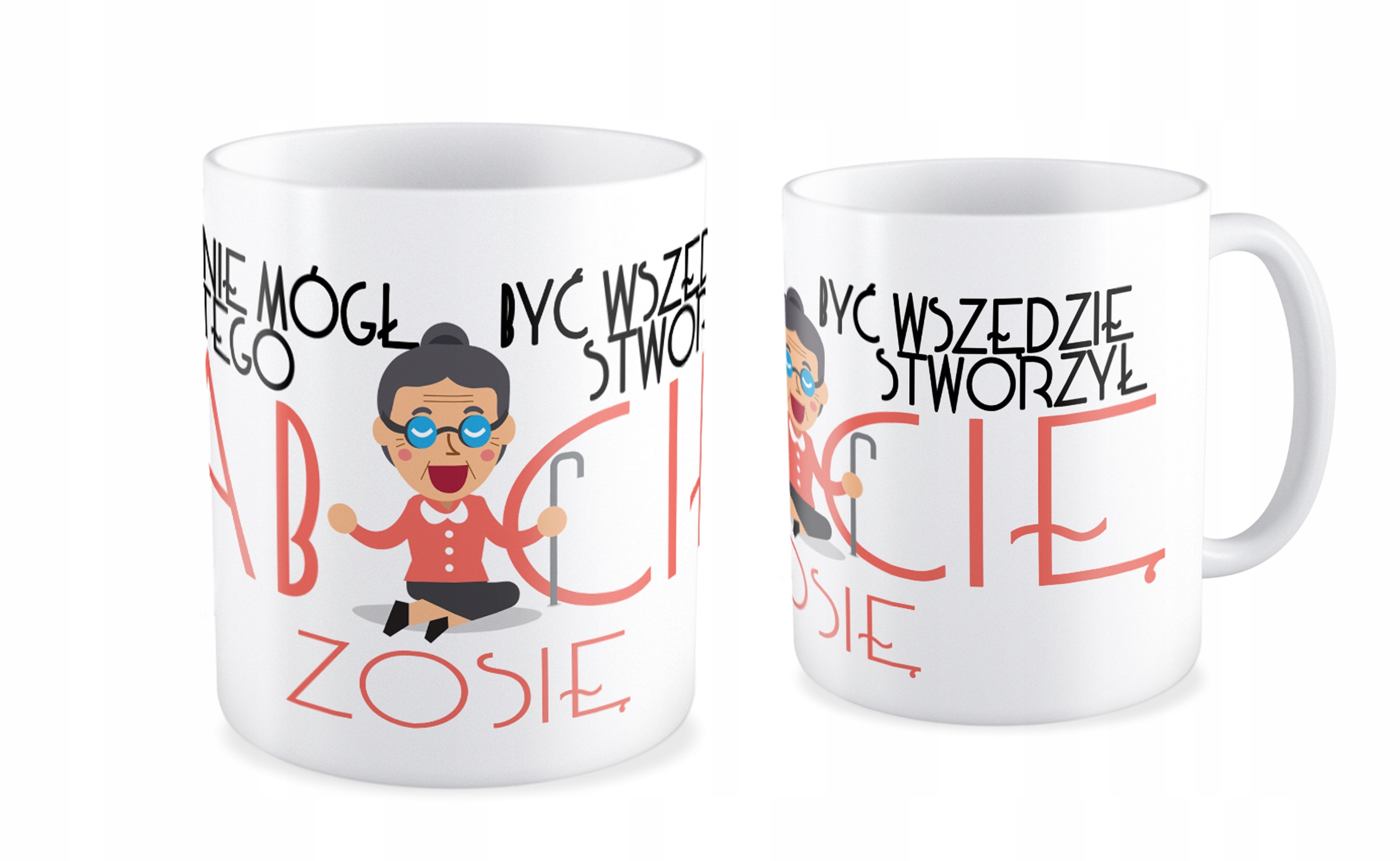 

Kubek Dzień Babci Dziadka Dużo Wzorów + Twoje Imię