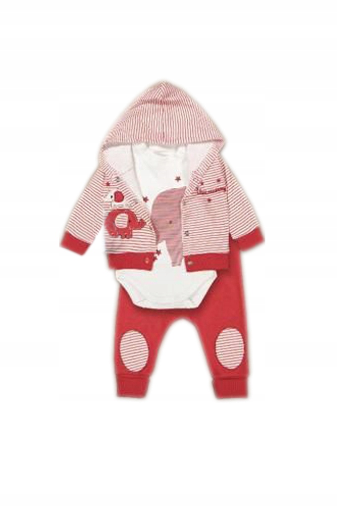 

Komplet Niemowlęcy 62 Body Spodnie Bluza Dresik