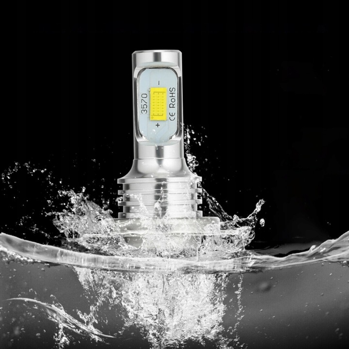 2x ŻARÓWKI LED H7 BARDZO MOCNE 8000LM CANBUS 6500K Napięcie 12 V