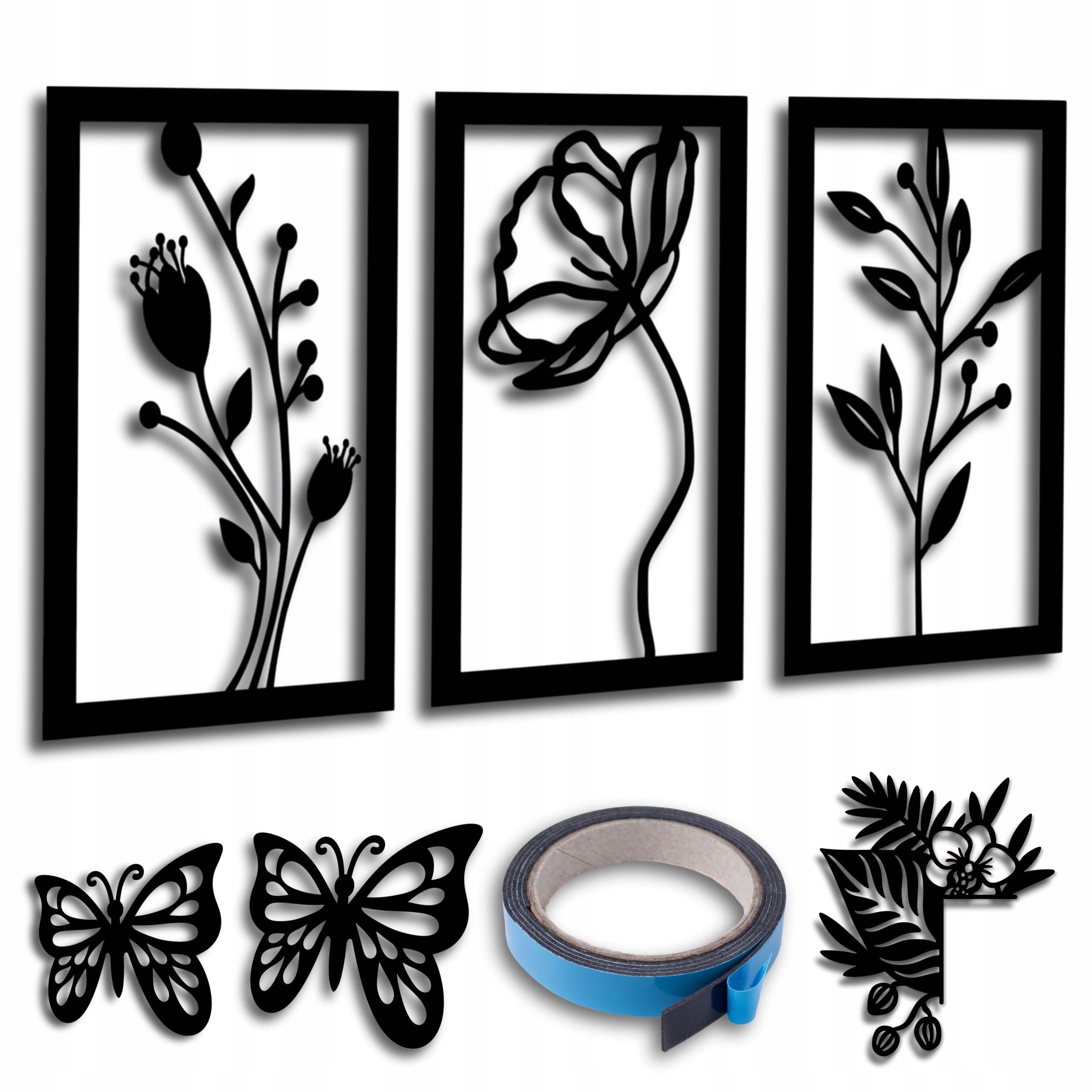 Obrazy do obývacího pokoje Ažurový Obraz Obrazy na zeď Nástěnná Dekorace Triptyk