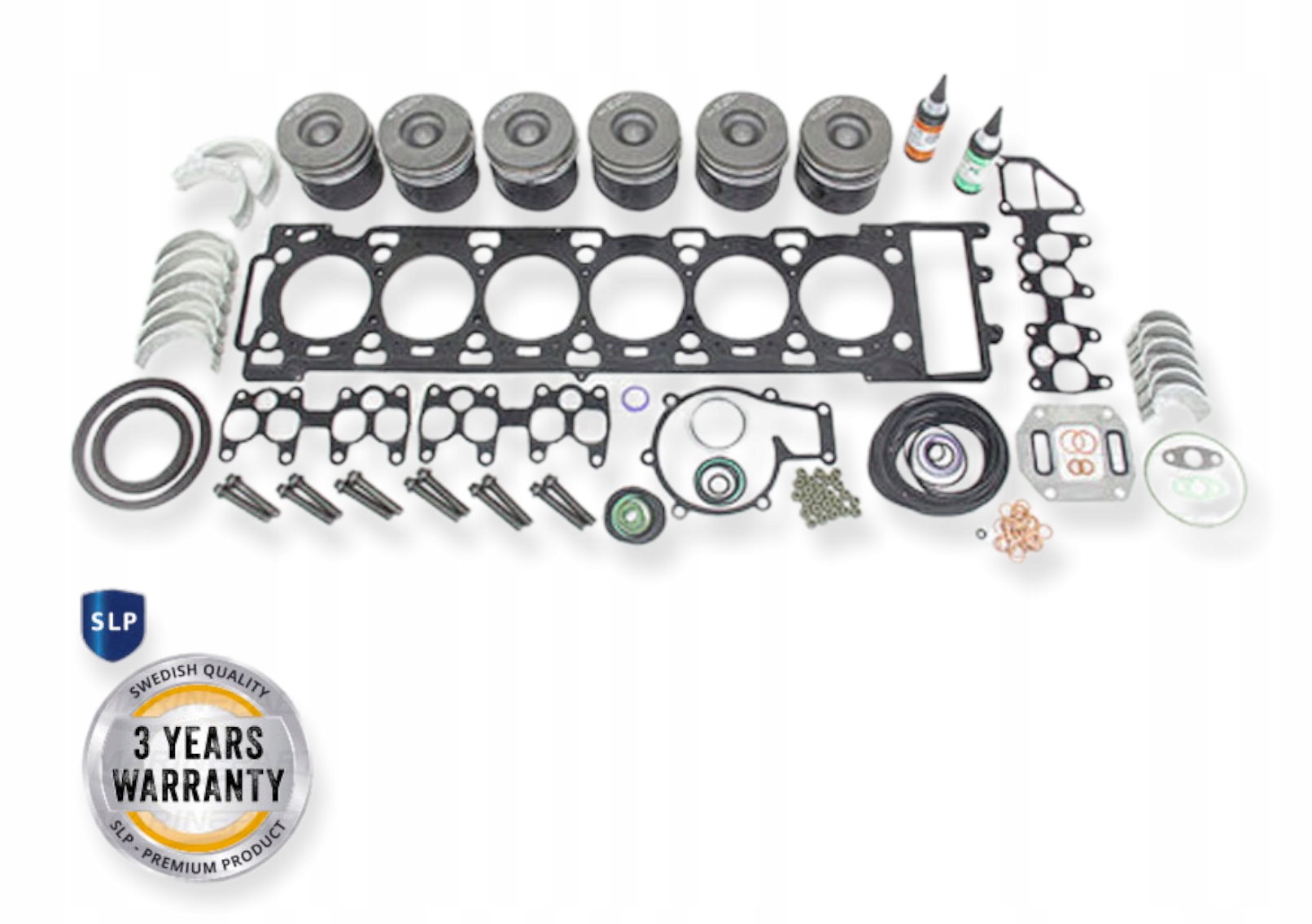 Kompletny Zestaw remontowy Volvo Penta D6 0,5mm