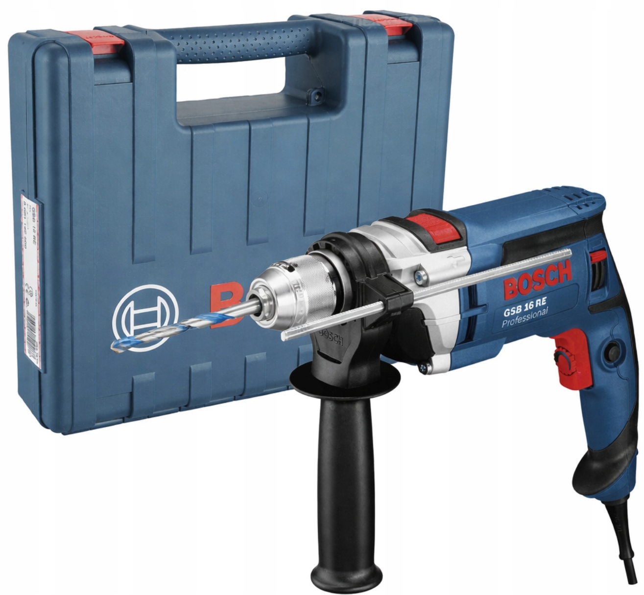 Wiertarka Udarowa Bosch Professional Gsb 16 Re sieciowa 750W Walizka