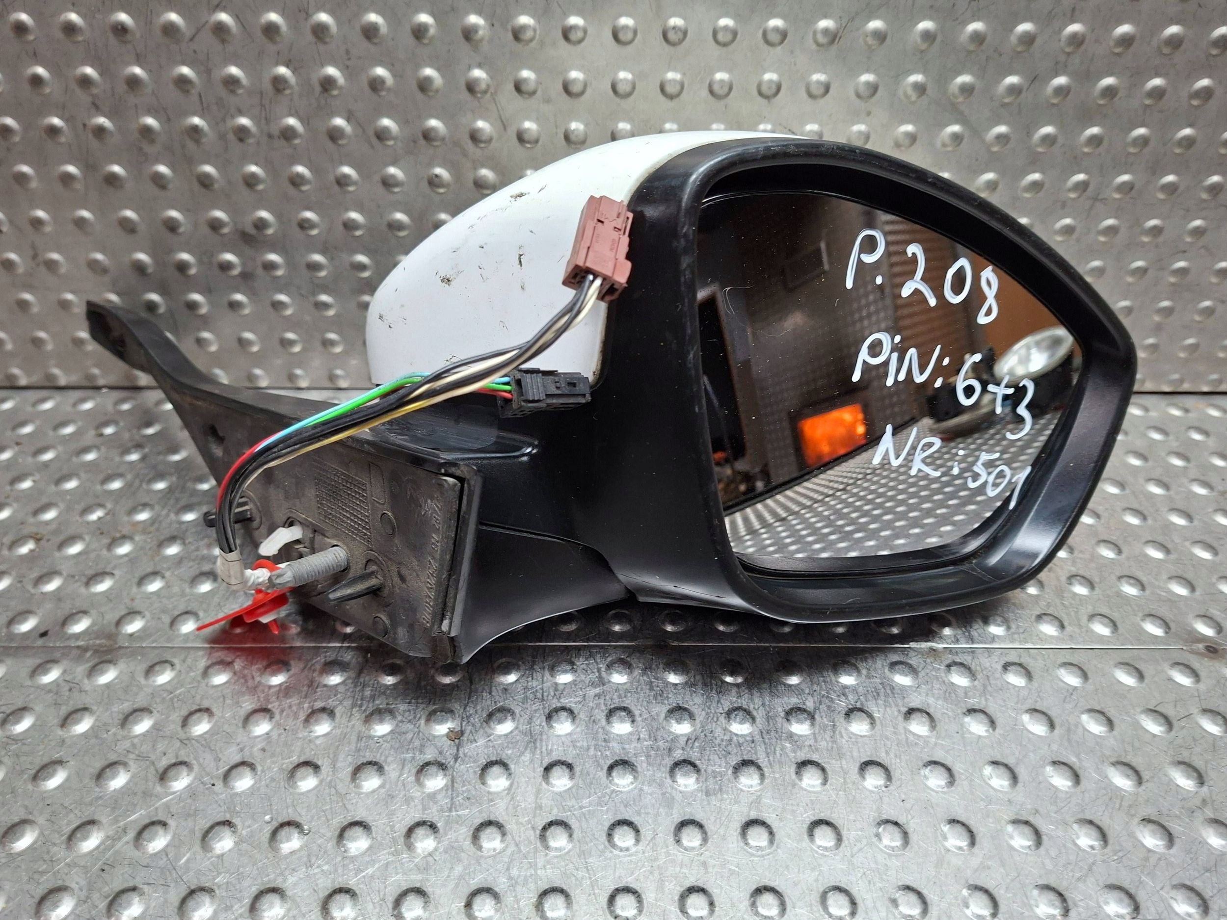 mirror exterior right 9 PIN PEUGEOT 208 2012