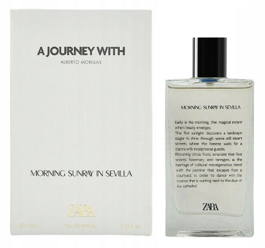 ZARA MORNING SUNRAY IN SEVILLA 100 ML PERFUMY