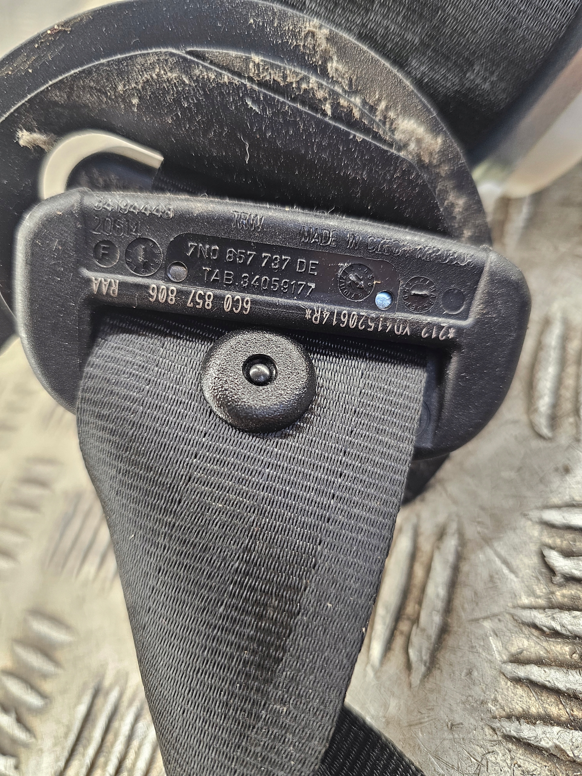 Gurten Gurten AIRBAG AUDI A3 VW SHARAN 7N0857737DE