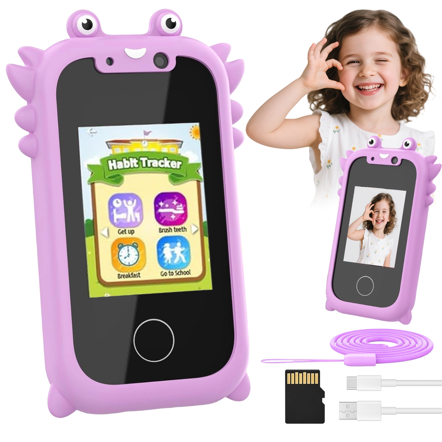 ZABAWKA NA SMARTFONIE DLA DZIEWCZĄT I CHŁOPCÓW TELEFON KOMÓRKOWY APARATEM